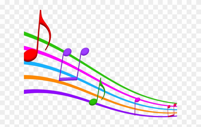 Musical Notes Clipart Mucic - Colourful Music Notes Png #1211119