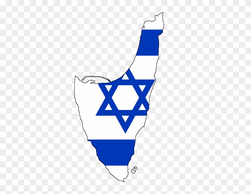 Flag Map Of Israel 1967 - Israel Flag Transparent Gif #1211190