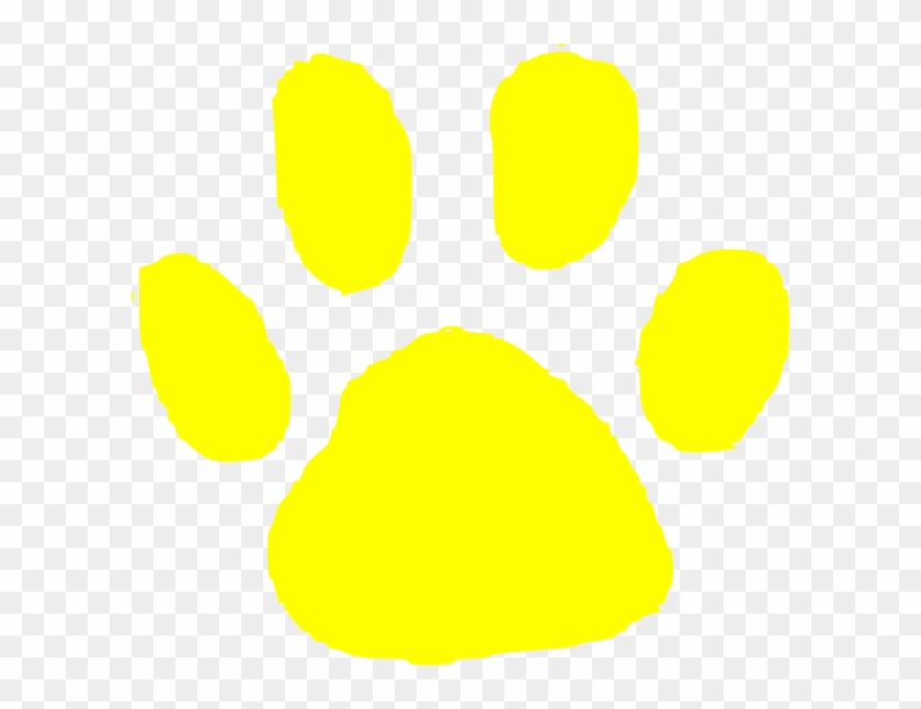Black And Gold Paw Print #1211247