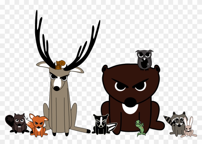 Angry Woodland Animals #1211298