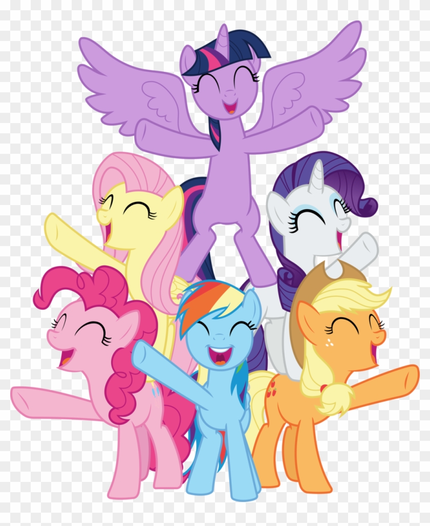 My Little Pony Clipart Best Friend - Mlp Best Friends Until The End Of Time Vector #1211308