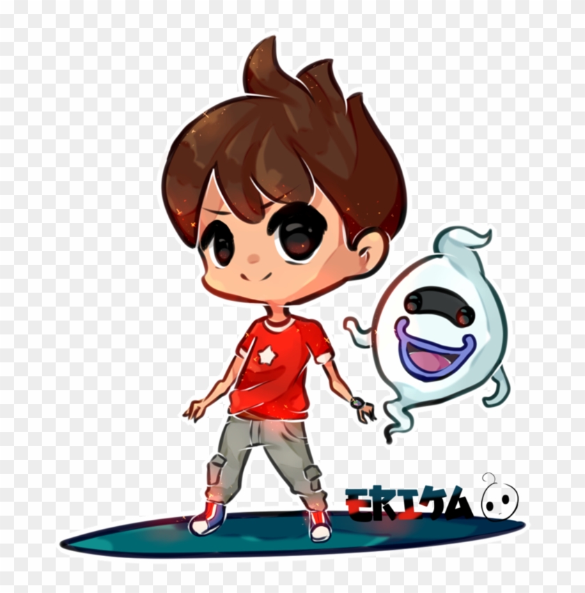 Kawaii Nate From Yo-kai Watch By Dessineka - Yo Kai Watch Chibi #1211314