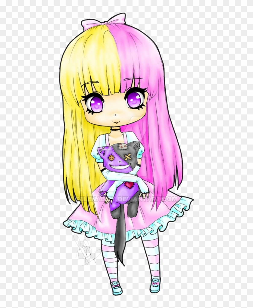 Kawaii Lolita [ Lineart By Sexyhanyou ] By Selenabitt - Cartoon #1211355