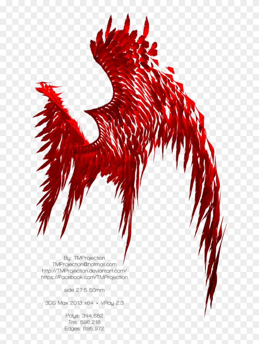 Angel/devil Wings Free Stock 8k Resolution 9 By Tmprojection - Devil Wings Png Free #1211392