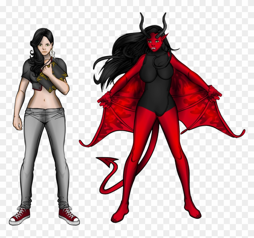 Demon Girl - Female Demon Png #1211428