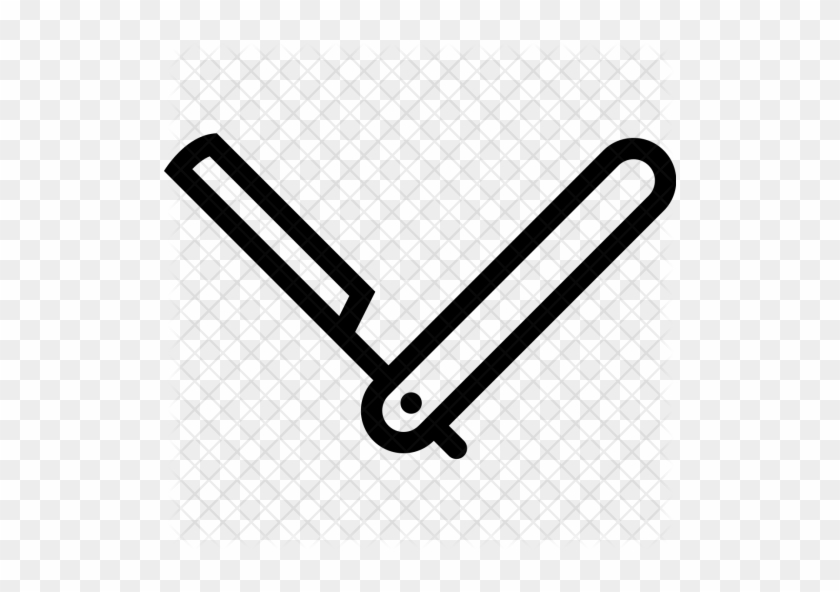 Straight, Razor, Beauty, Health, Barbershop, Spa Icon - Straight, Razor, Beauty, Health, Barbershop, Spa Icon #1211452