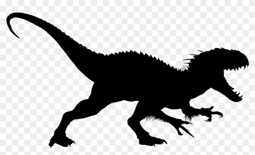 Jurassic Park Clipart Dino - Jurassic World Silhouette #1211505