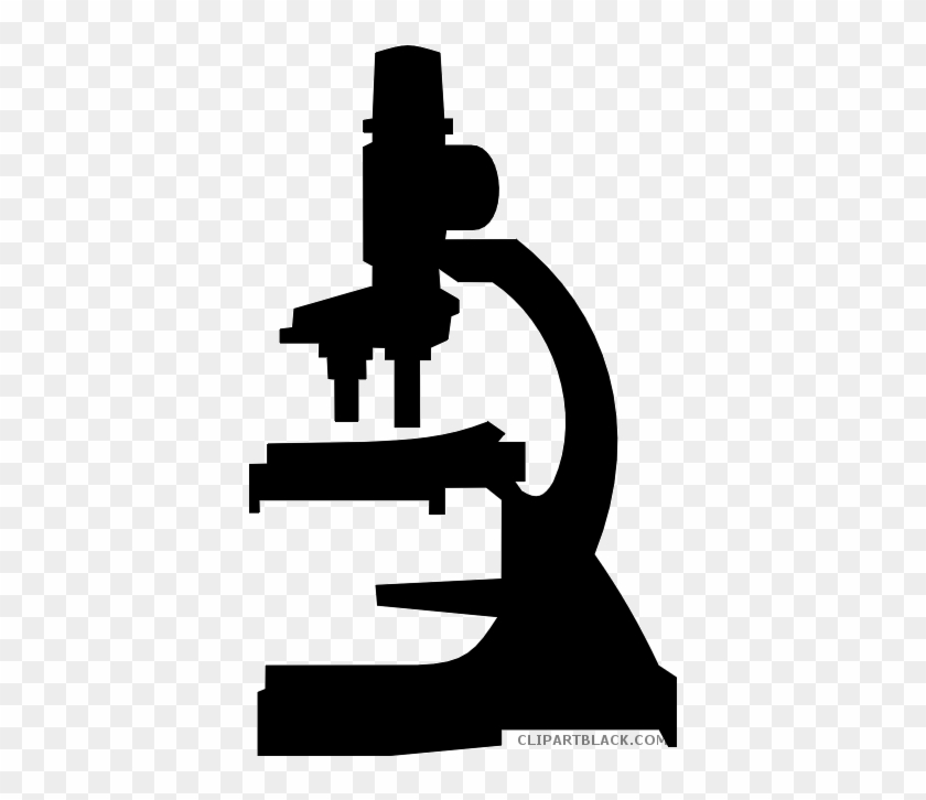 Microscope Silhouette Tools Free Black White Clipart - Microscope Clipart Gif #1211510