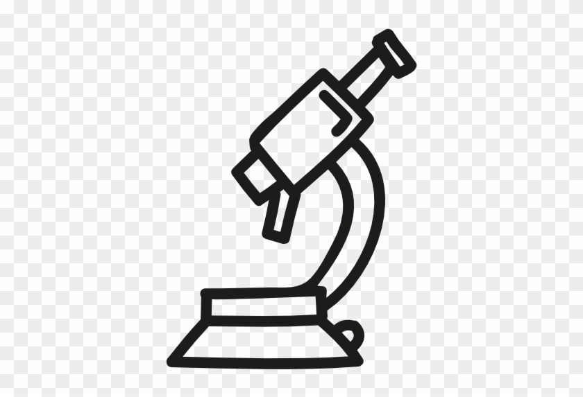 Microscope Icon - Como Dibujar Un Microscopio #1211513