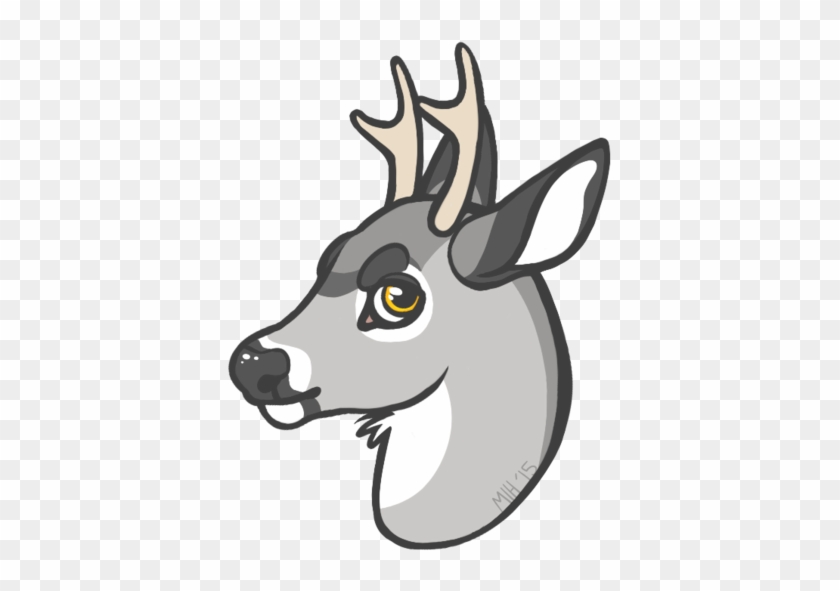 Mule Deer Bust By Cro-magna - Illustration #1211534