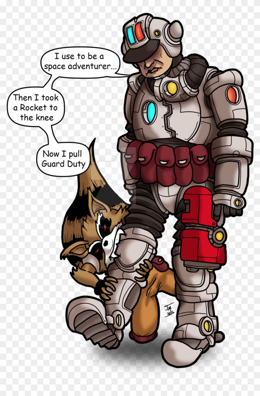 Rocket To The Knee By Ianablakeman - Cartoon #1211594