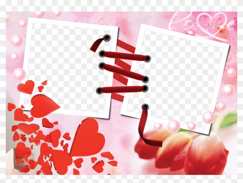 Love Frame Photoshop Background Png - Valentine Wishes To Friends And Family #1211635