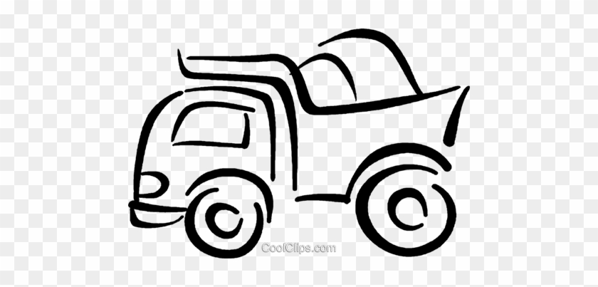 Dump Truck Royalty Free Vector Clip Art Illustration - Dump Truck Royalty Free Vector Clip Art Illustration #1211659
