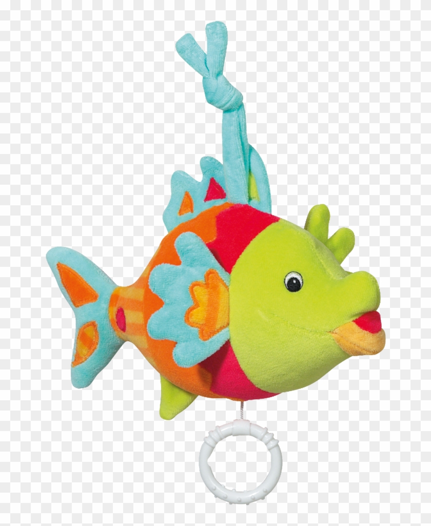 Brevi Soft Musical Toy Fish - Apple #1211684