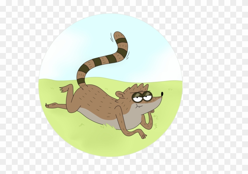 Rigby Cat Cartoon Fauna Mammal Vertebrate Organism - Alligator Lizard #1211739