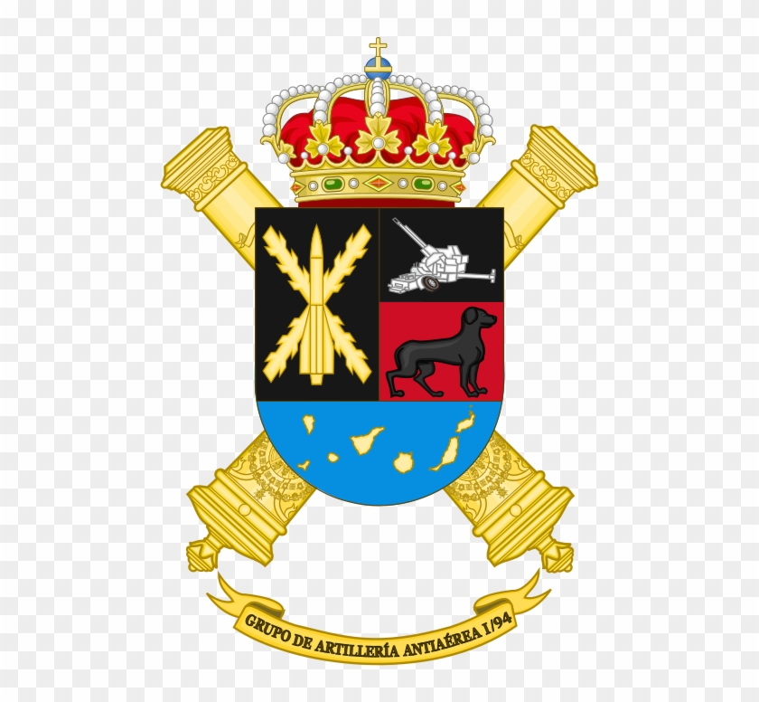 File Coat Of Arms Of The 1st 94 Air Defence Artillery - Regimiento De Artillería Getafe Xiii #1211798