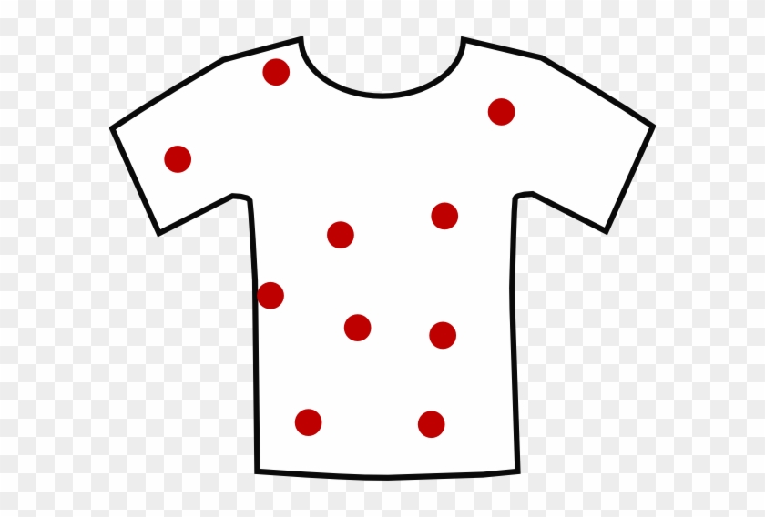 Polka Dots T Shirt Clipart #1211831