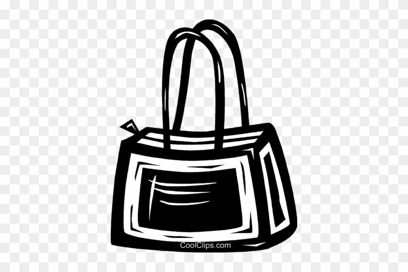 Purse Royalty Free Vector Clip Art Illustration - Handbag #1211838