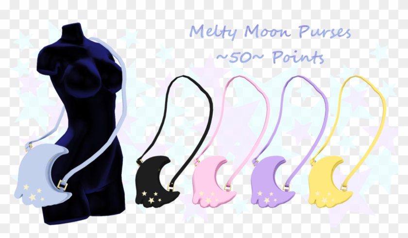 Mmd Melty Moon Purse ~50 Points~ P2u By Arneth-myndraavn - Mmd Accessories #1211864