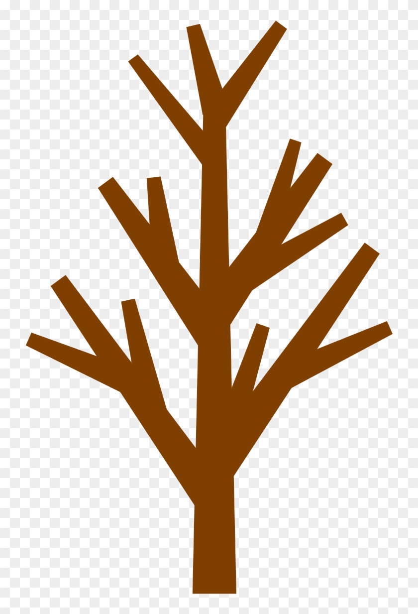 Brown Tree Without Leaves Clipart - Illustration #1211882