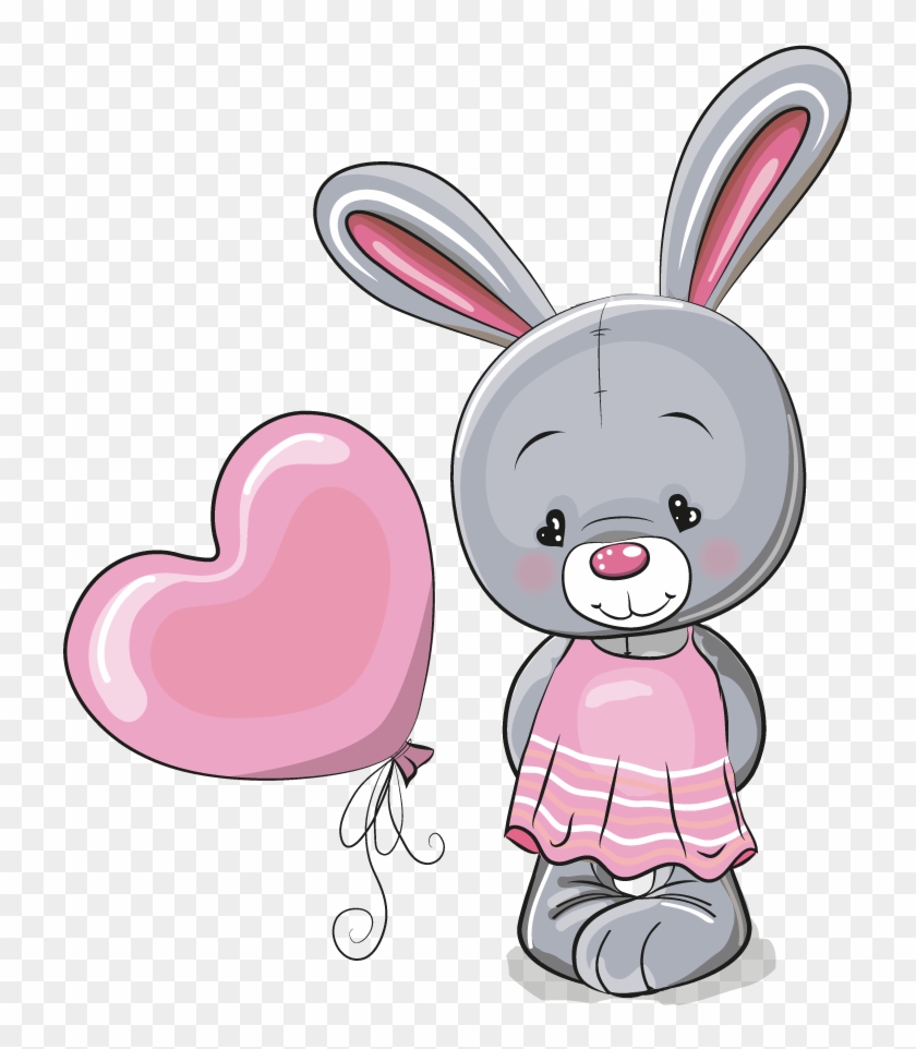 Rabbit Cartoon Cuteness Illustration - Cute Cartoon Png Bunny #1212048
