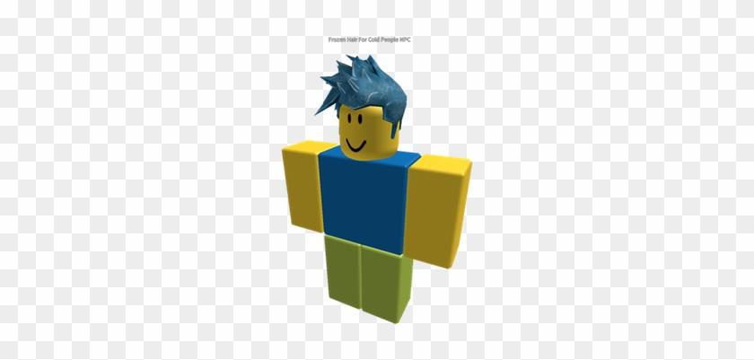 Frozen Hair For Cold People Npc Roblox Noob Free Transparent