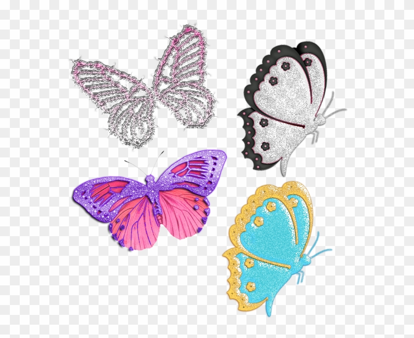 Png- Butterflies By Miralkhan - Butterfly Cinderella Png #1212243
