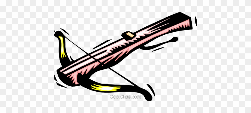 Crossbow Royalty Free Vector Clip Art Illustration - Armbrust Clipart #1212274