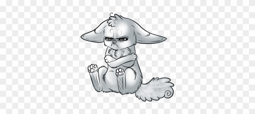 Uncolored Version // Grumpy V By 0wolfhomeposes0 - Cartoon #1212385