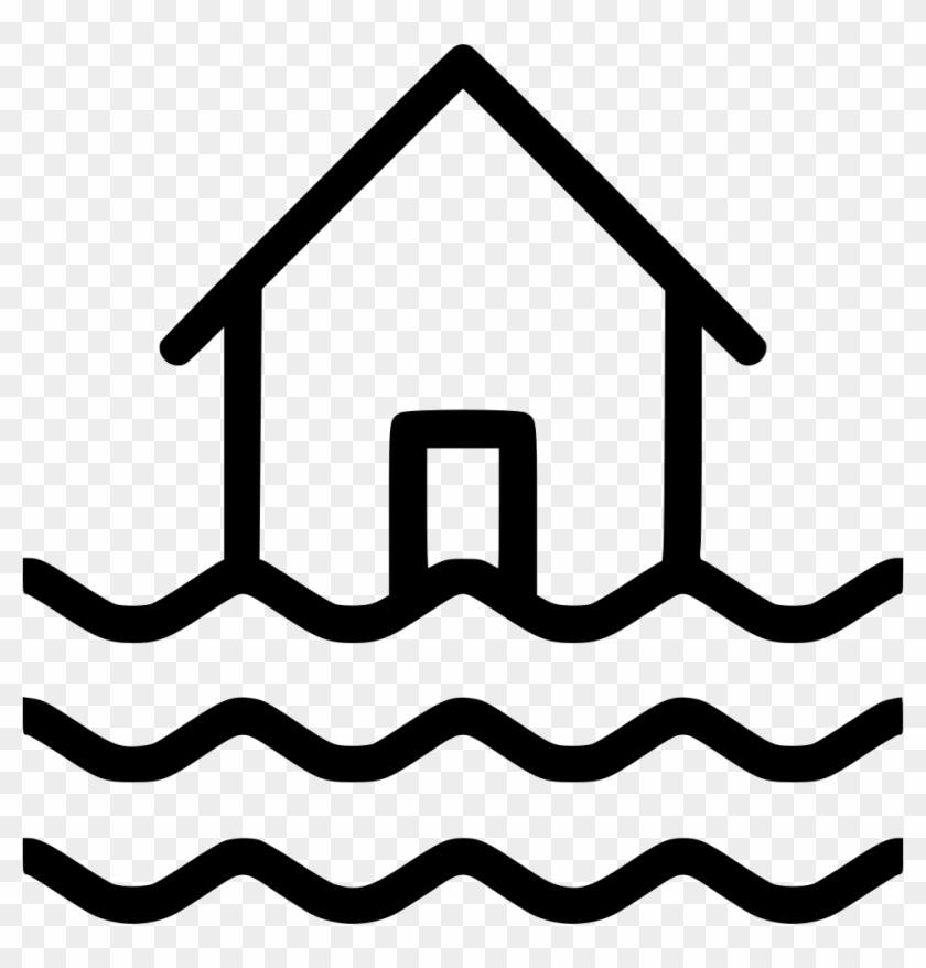 Flooded Clipart Transparent - Inundacion Icono #1212438