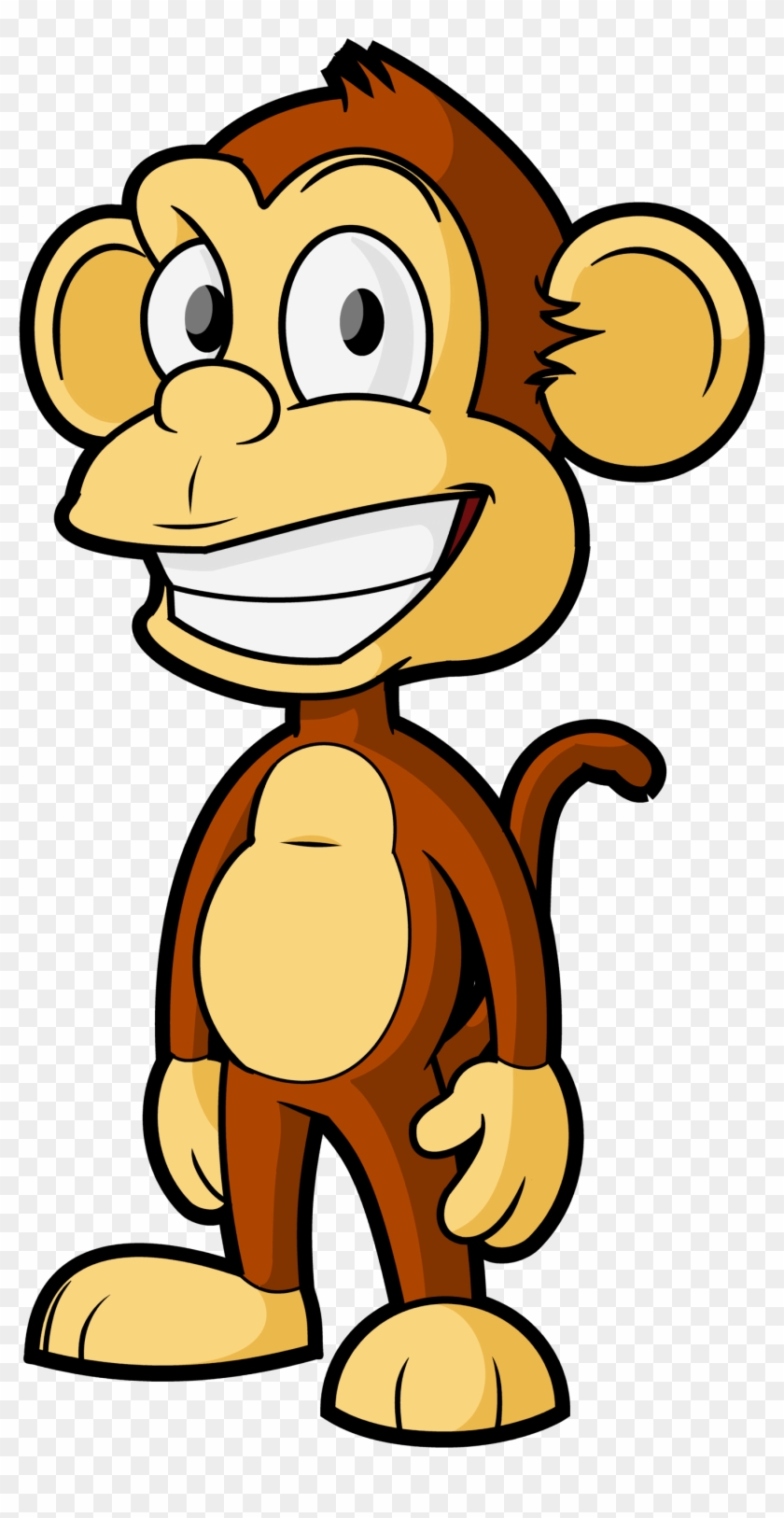 Cartoon Monkeys Clip Art Graphics - Animasi Monyet #1212444
