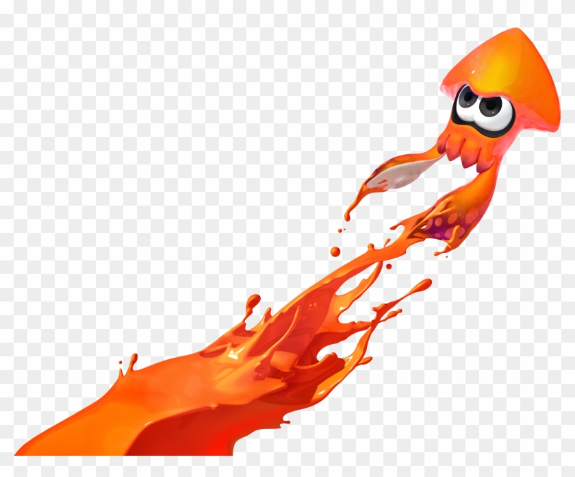 Orange Squid - Splatoon 2 Orange Squid #1212479
