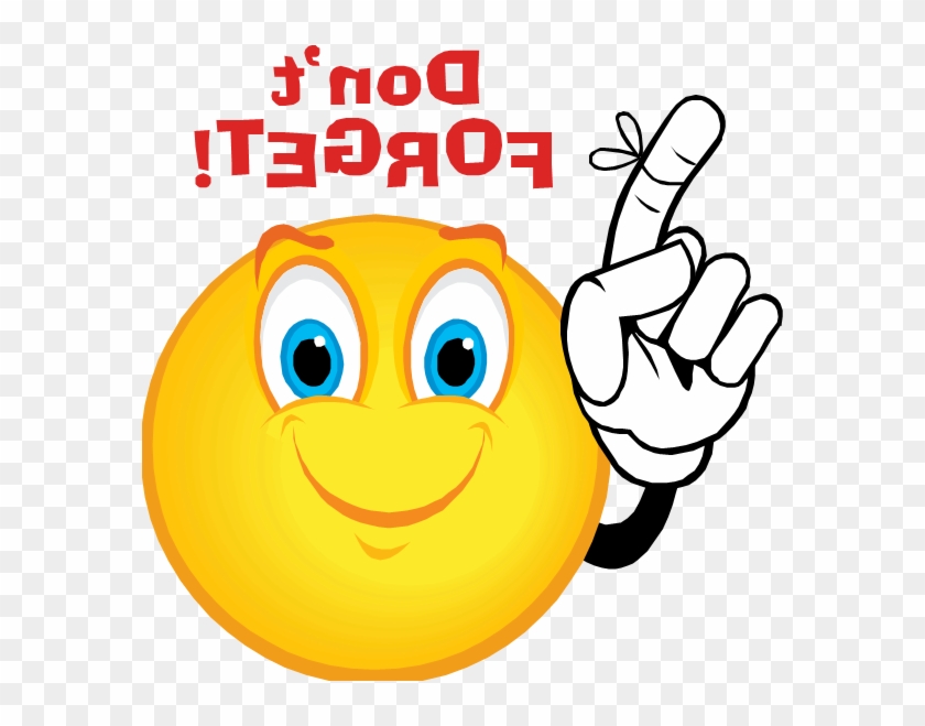 Dont Forget Smiley Free Images At Clker Com Vector - Remind Emoji #1212492