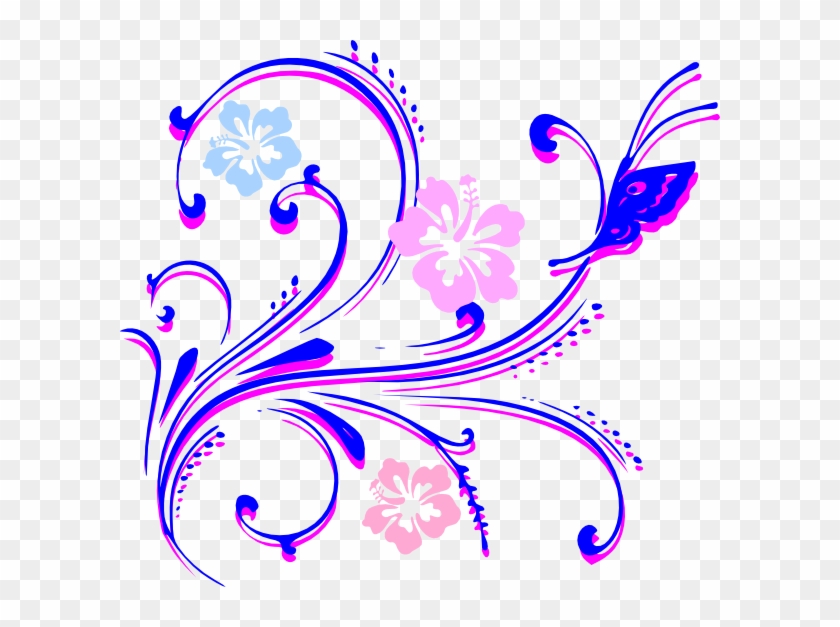 Butterfly Design Border Png #1212568