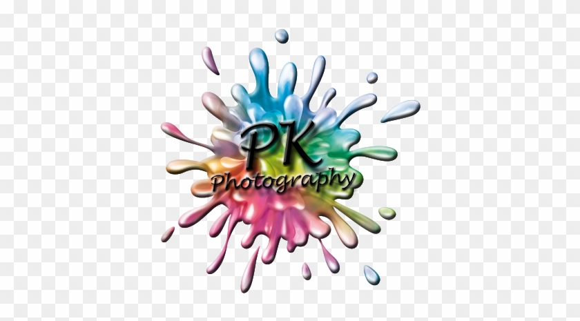 Pk Photography Blog - Pk Logo Splash Round Ornament #1212782