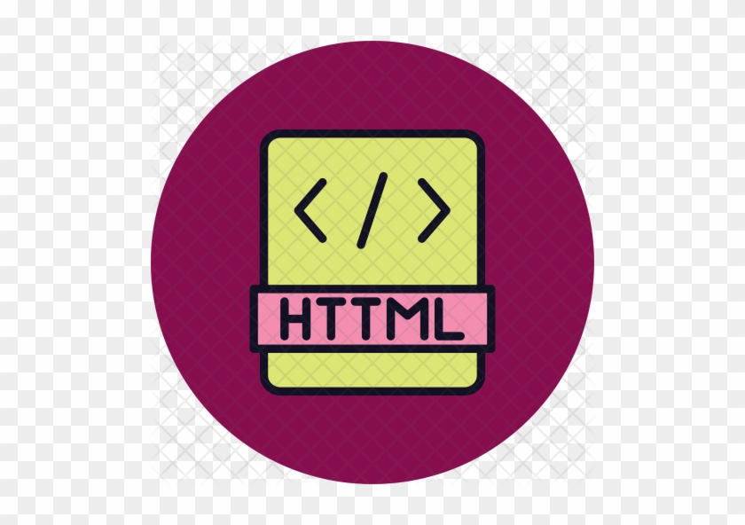 Html, Css Language, Program Application, Html Css Icon - Circle #1212832