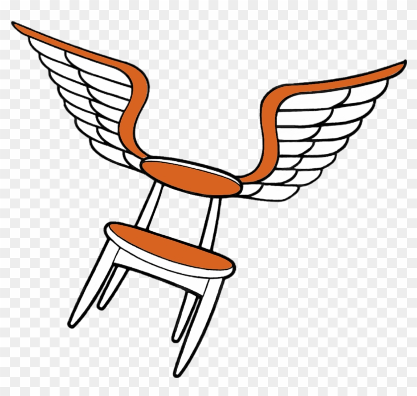 Skychair Trust - Chair With Wings Cartoon #1212844