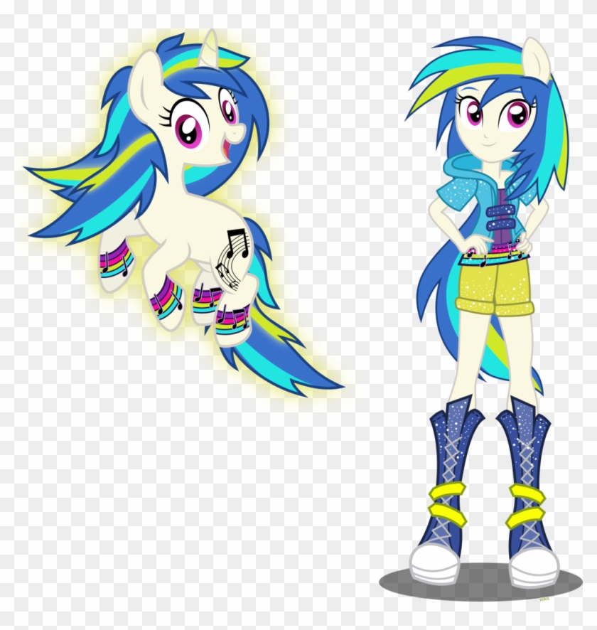 Xebck, Converse, Cutie Mark, Dj Pon-3, Equestria Girls, - Mlp Eg Vinyl Scratch #1212920