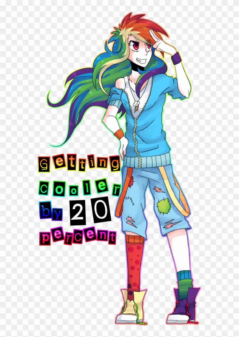 Rapiditycharge, Converse, Humanized, Rainbow Dash, - Illustration #1212938