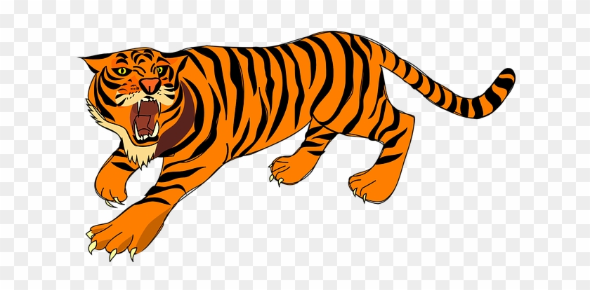 Roar Clipart Transparent - Tiger Clipart #1212982