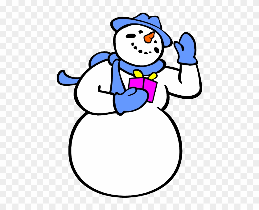 Melting Snowman Clipart Girl - Clip Art #1212990