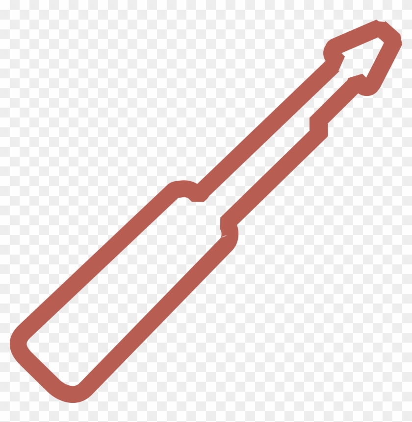 Screwdriver Schematic - Clip Art #1213033