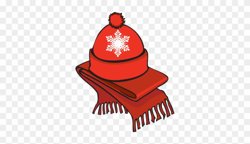 Winter Mittens Clipart - Cartoon Hats And Gloves #1213139