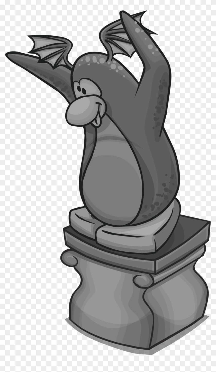 Spooky Penguin Statue Sprite 016 - Penguin #1213186