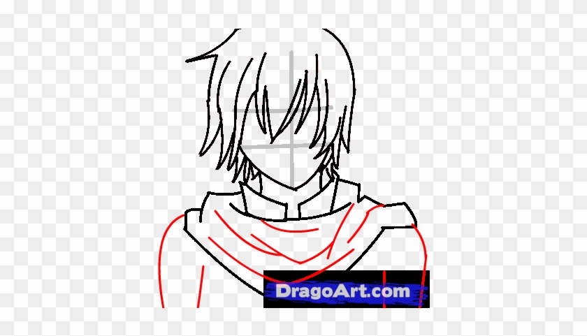 Drawn Scarf Chibi - Anime Scarf How To Draw #1213243