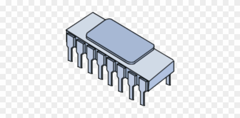 Intel Clipart Png - Microprocessor Intel 4004 Png #1213546