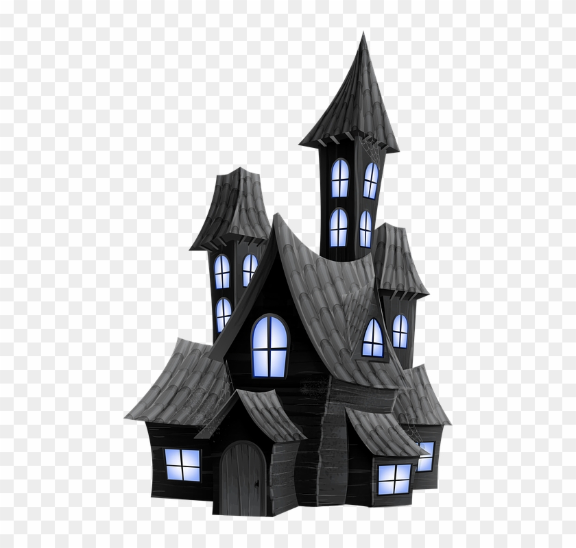 Haunted House Vector 1, Buy Clip Art - Scary House Png #1213599