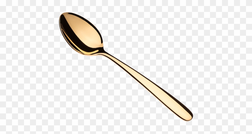 Milano Tea Spoon Gold-plated - Gold Spoon Png #1213598