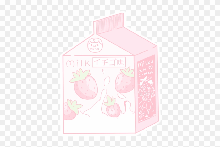 Aesthetic Clipart Strawberry Milk - Milk #1213733
