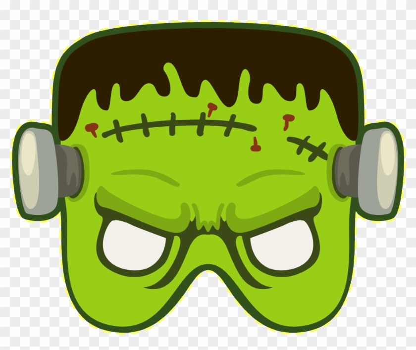 Frankensteins Monster Mask Halloween - 萬聖節 科學 怪人 #1213739